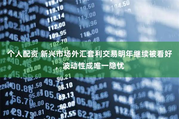 个人配资 新兴市场外汇套利交易明年继续被看好，波动性成唯一隐忧